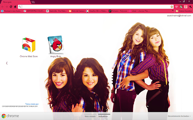 Demi Lovato e Selena Gomez 2.0  from Chrome web store to be run with OffiDocs Chromium online