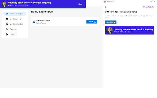 DemoFabula  from Chrome web store to be run with OffiDocs Chromium online