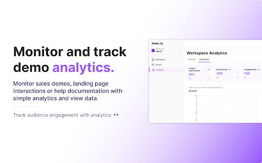 Demoly.io Recorder  from Chrome web store to be run with OffiDocs Chromium online