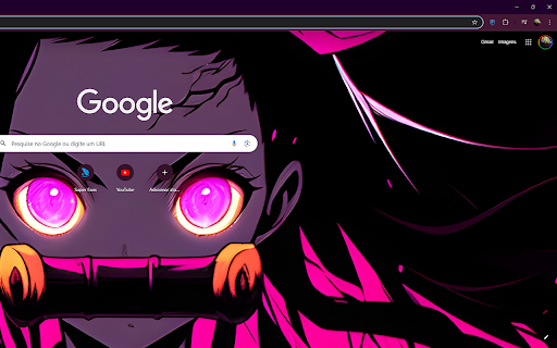 Demon Slayer Nezuko Black/Pink  from Chrome web store to be run with OffiDocs Chromium online