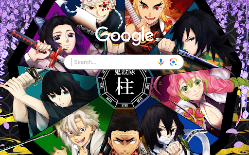 Demon Slayer Pillars Anime Theme  from Chrome web store to be run with OffiDocs Chromium online