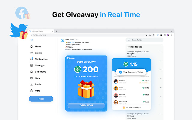 DeNet  from Chrome web store to be run with OffiDocs Chromium online