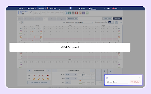 DentalBee  from Chrome web store to be run with OffiDocs Chromium online