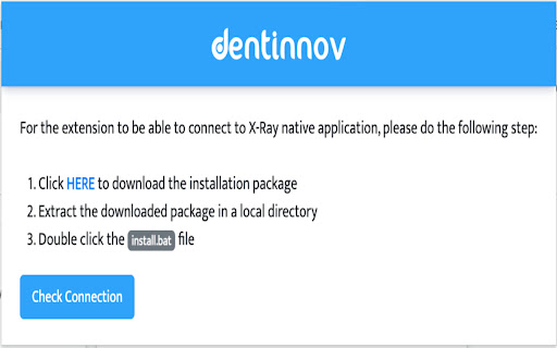 Dentinnov X Ray Bridge  from Chrome web store to be run with OffiDocs Chromium online