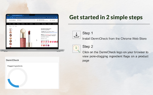 DermiCheck  from Chrome web store to be run with OffiDocs Chromium online