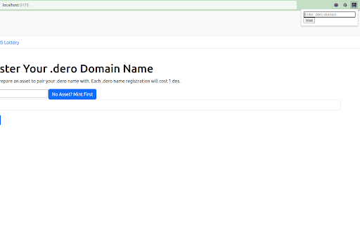 Dero Web  from Chrome web store to be run with OffiDocs Chromium online