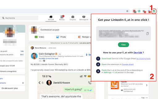 Derrick Cookie Importer  from Chrome web store to be run with OffiDocs Chromium online