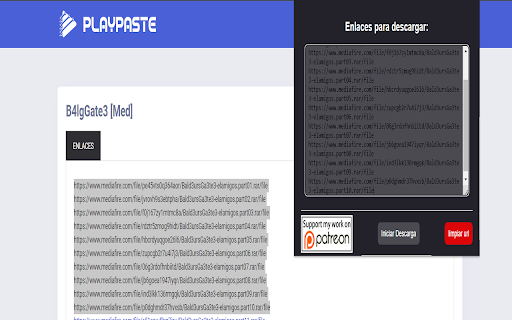 Descarga Múltiple Automática All Download  from Chrome web store to be run with OffiDocs Chromium online