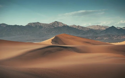 DESERT DUNES Theme  from Chrome web store to be run with OffiDocs Chromium online
