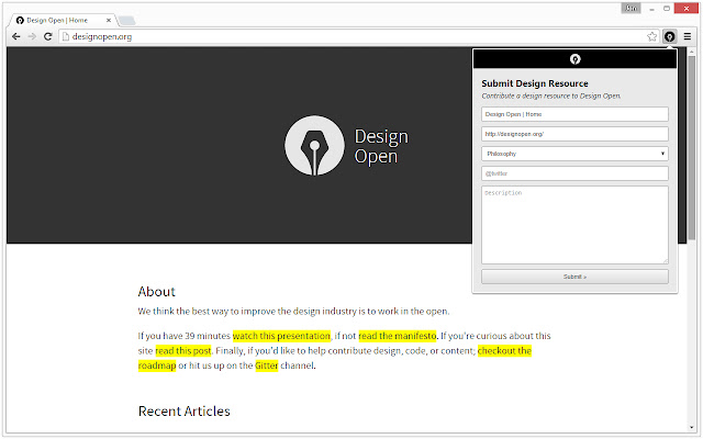 Design Open  from Chrome web store to be run with OffiDocs Chromium online