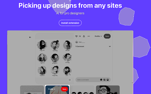 Design Picker  from Chrome web store to be run with OffiDocs Chromium online