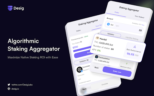 Desig Wallet  from Chrome web store to be run with OffiDocs Chromium online