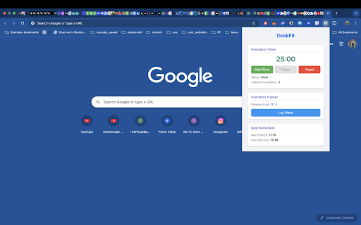 DeskFit  from Chrome web store to be run with OffiDocs Chromium online