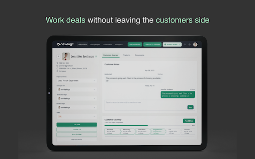 Desklog.ai Extension  from Chrome web store to be run with OffiDocs Chromium online
