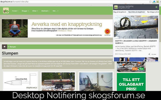 Desktop nyheter från skogsforum.se з веб-магазину Chrome для запуску з OffiDocs Chromium онлайн