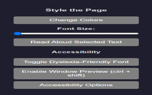 de slexia  from Chrome web store to be run with OffiDocs Chromium online