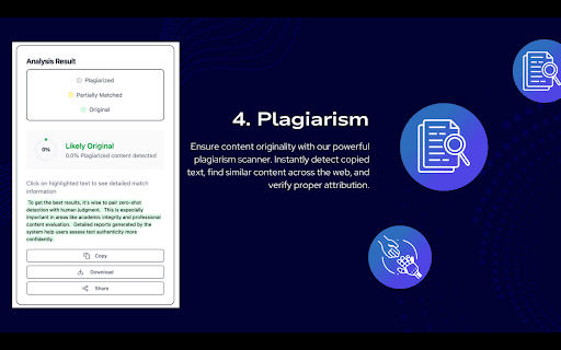 Detecting ai.com: AI Detector, Humanizer  Fact Checker  from Chrome web store to be run with OffiDocs Chromium online