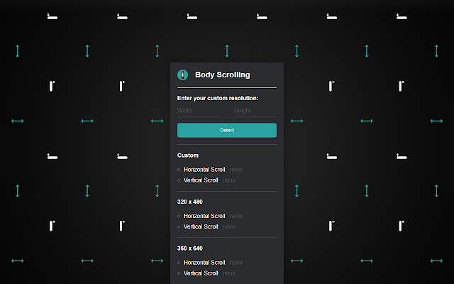 Detect Scrolling  from Chrome web store to be run with OffiDocs Chromium online