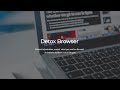 Detox Browser  from Chrome web store to be run with OffiDocs Chromium online