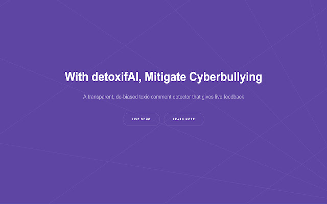 detoxifAI Toxic Comment Blocker  from Chrome web store to be run with OffiDocs Chromium online