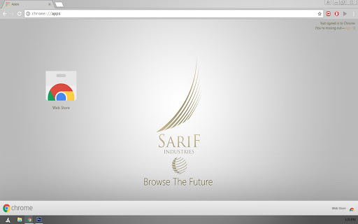 Deus Ex: Sarif Industries Ultimate Theme  from Chrome web store to be run with OffiDocs Chromium online