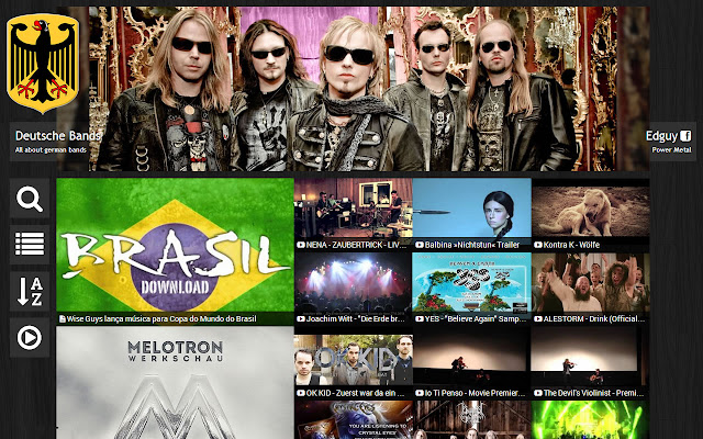 Deutsche Bands  from Chrome web store to be run with OffiDocs Chromium online