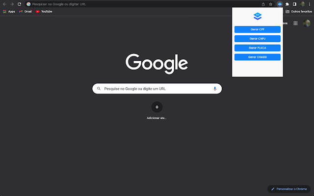 DEV Data Mock  from Chrome web store to be run with OffiDocs Chromium online