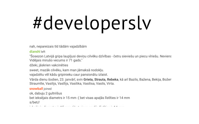 #developerslv  from Chrome web store to be run with OffiDocs Chromium online