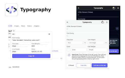 DevKit  from Chrome web store to be run with OffiDocs Chromium online