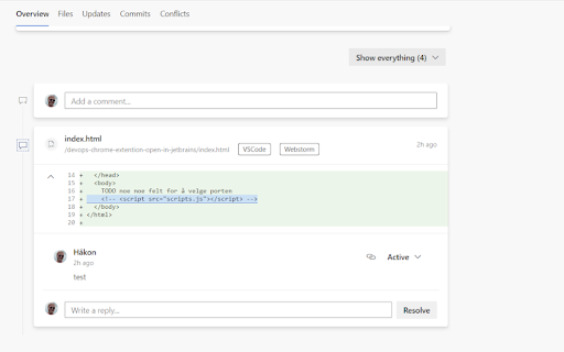 Devops File Opener  from Chrome web store to be run with OffiDocs Chromium online