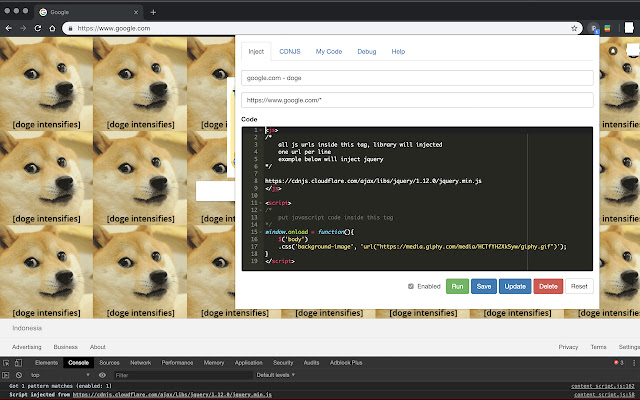 Devsaurus  from Chrome web store to be run with OffiDocs Chromium online