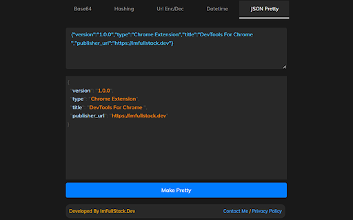 Dev Tools  from Chrome web store to be run with OffiDocs Chromium online