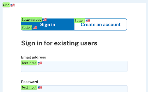 DevTools: U.S. Web Design System (USWDS)  from Chrome web store to be run with OffiDocs Chromium online