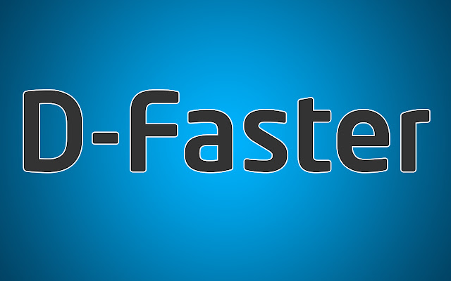 D Faster  from Chrome web store to be run with OffiDocs Chromium online