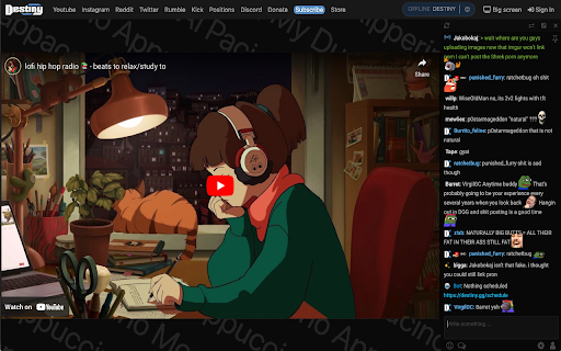 DGG Bigscreen Revived  from Chrome web store to be run with OffiDocs Chromium online