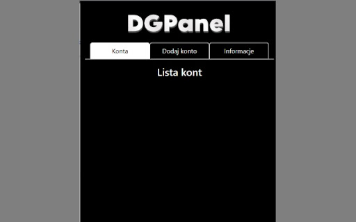 DG Panel  from Chrome web store to be run with OffiDocs Chromium online