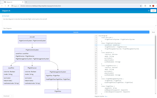 Diagram AI  from Chrome web store to be run with OffiDocs Chromium online