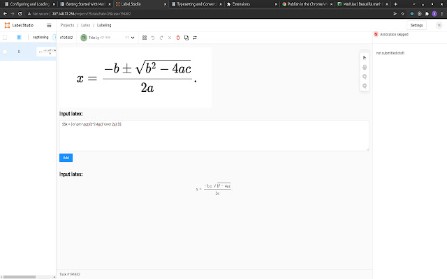 Dicamon Latex to HTML  from Chrome web store to be run with OffiDocs Chromium online