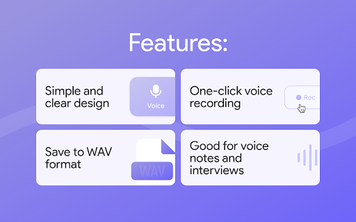 Dictaphone  from Chrome web store to be run with OffiDocs Chromium online