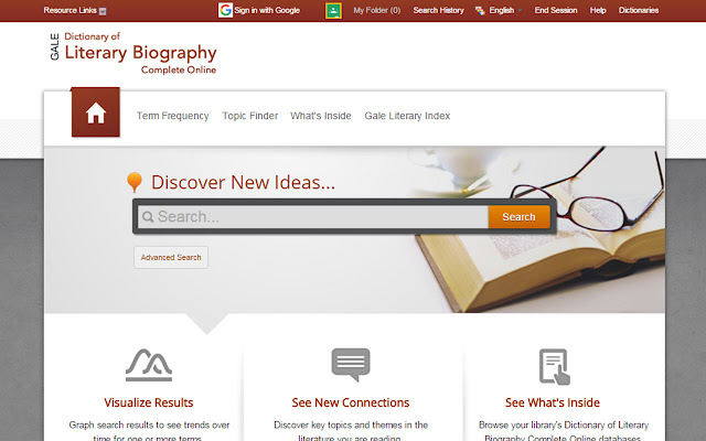 Dictionary of Literary Biography Online  from Chrome web store to be run with OffiDocs Chromium online