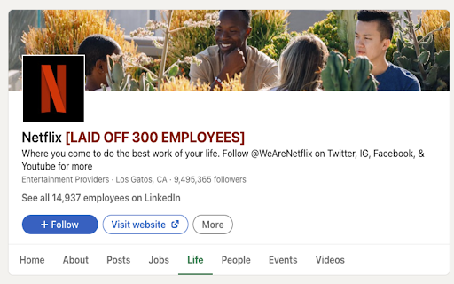 Did They Lay Off?  from Chrome web store to be run with OffiDocs Chromium online