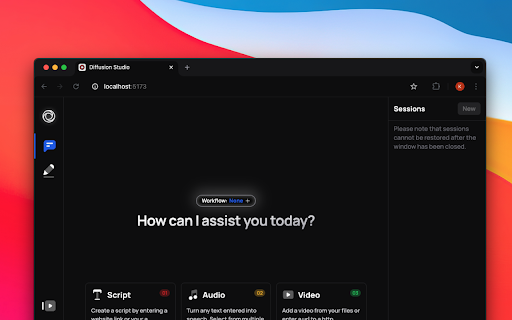 Diffusion Studio Theme  from Chrome web store to be run with OffiDocs Chromium online