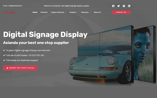 Digital Signage Display Suppliers  from Chrome web store to be run with OffiDocs Chromium online