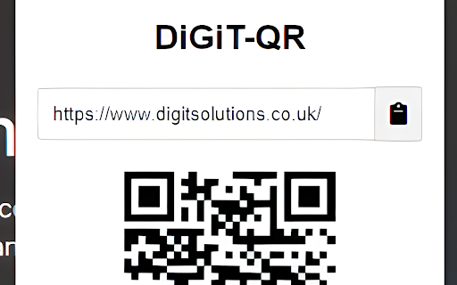 DiGiT QR  from Chrome web store to be run with OffiDocs Chromium online