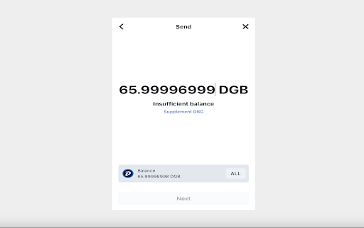 DigiWallet  from Chrome web store to be run with OffiDocs Chromium online