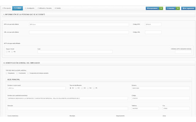 Diligenciar FURAT (SURA ABSA)  from Chrome web store to be run with OffiDocs Chromium online