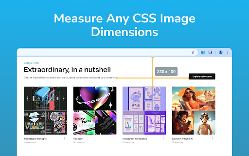 Dimensions  from Chrome web store to be run with OffiDocs Chromium online