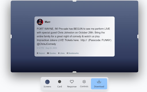 Dim Shot  from Chrome web store to be run with OffiDocs Chromium online