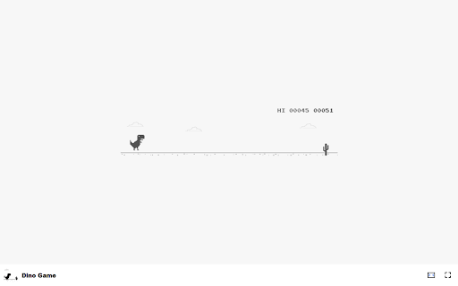 Dino Game Jump and dodge obstacles in this classic endless runner!  from Chrome web store to be run with OffiDocs Chromium online