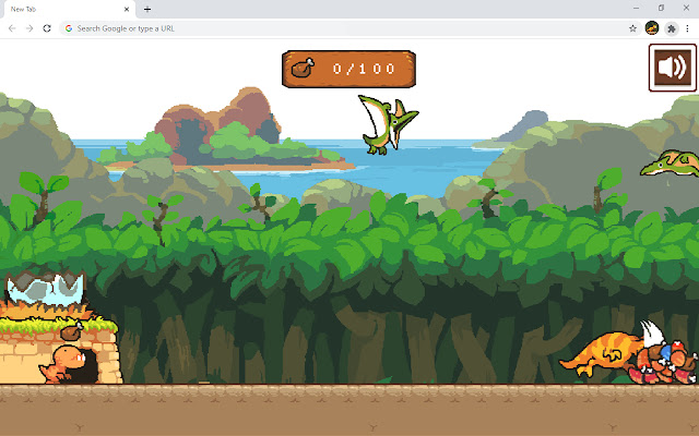 Dino Hunger Kids Game  from Chrome web store to be run with OffiDocs Chromium online